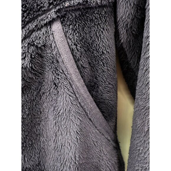 The North Face oso hoodie navy Blue Teddy fleece Jacket Plush womens S - Picture 4 of 13